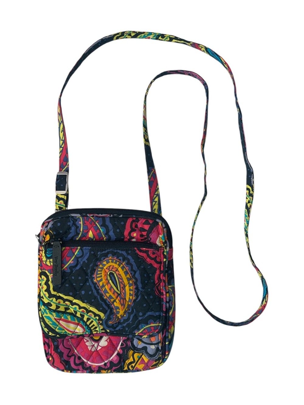 Vera Bradley Mini Hipster Crossbody Bag Twilight Paisley Black Multicolour‎